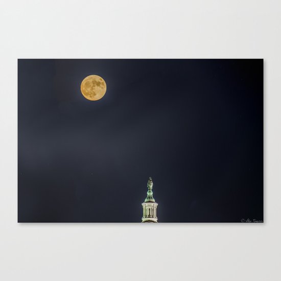 Lady Freedom Canvas Print