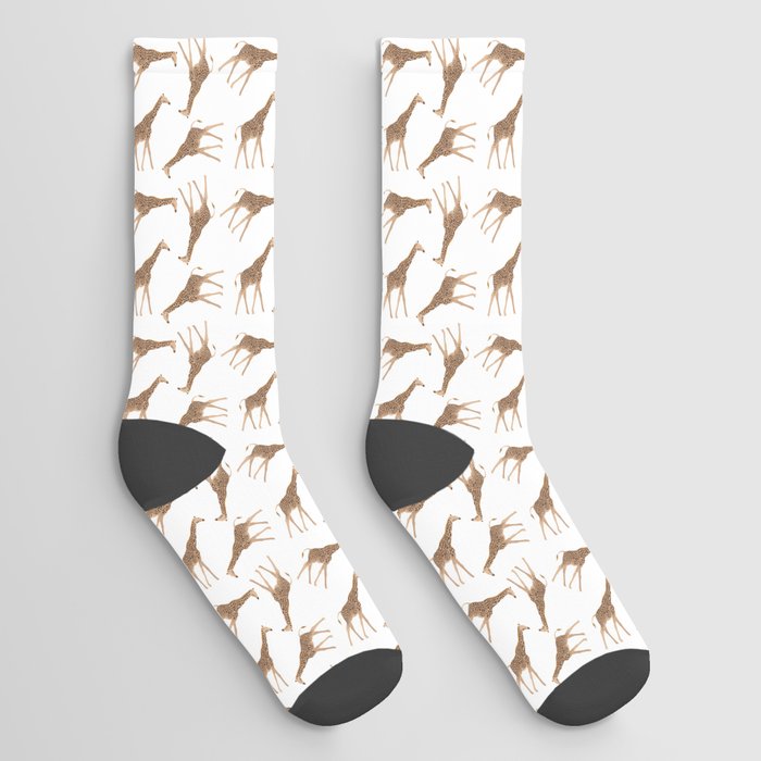 Giraffe Trendy Abstract  Design Socks
