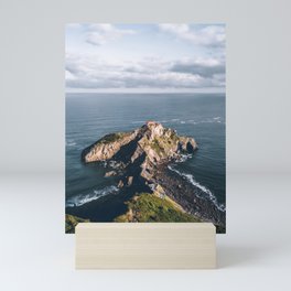 Coastal landscape in Spain Mini Art Print