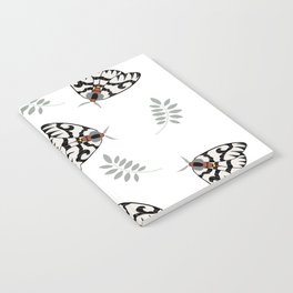 Swirl Moth Pattern  Notebook