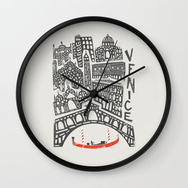 Venice Cityscape Wall Clock