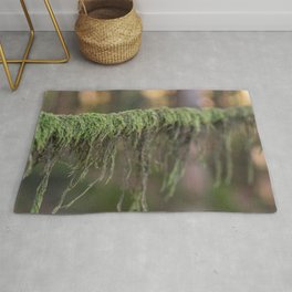 Moss on a branch Rug | Leaves, Woods, Tree, France, Adventure, Green, Fall, Autumn, Outdoors, Moss 