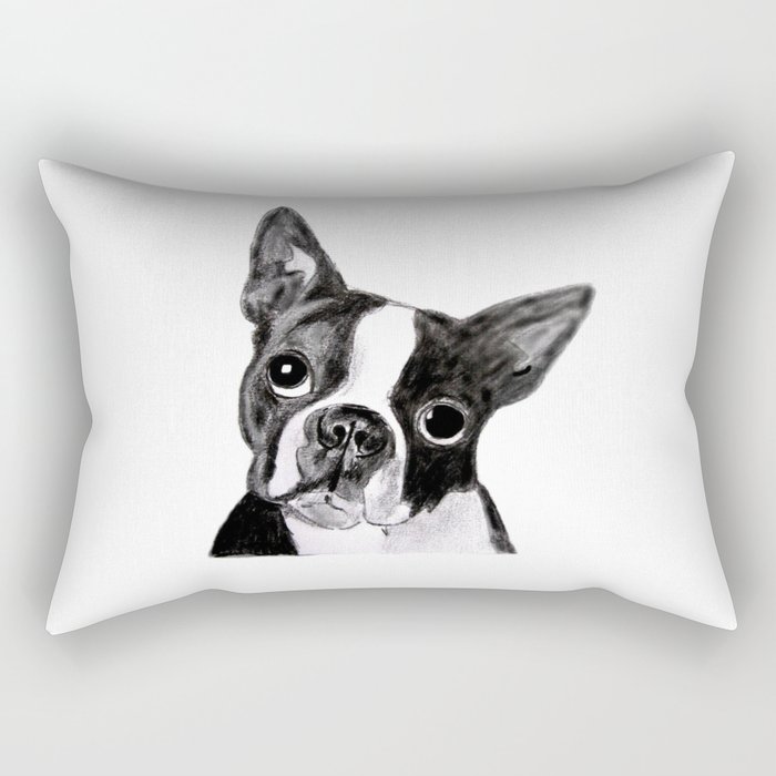 Boston Terrier Rectangular Pillow