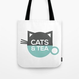 Cats & Tea Tote Bag
