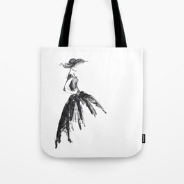 Retro fashion sketch Tote Bag