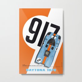 917 Rodriguez-Kinnunen Orange Metal Print