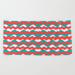 Colorful Pattern Beach Towel