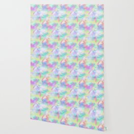 Colorful Iridescent Pattern Wallpaper