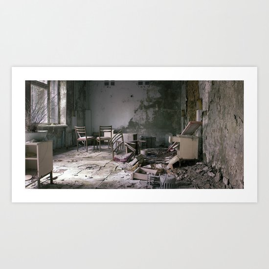 Chernobyl - дім Art Print