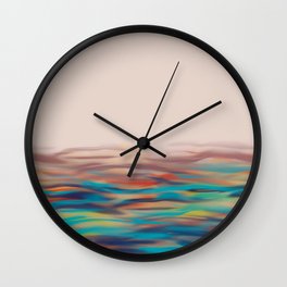 Abstract - Ocean Wall Clock