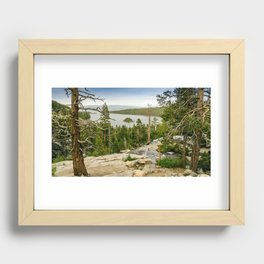 Eagle Falls, Emerald Bay, Lake Tahoe Recessed Framed Print