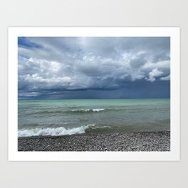 Storm on Lake Ontario Art Print