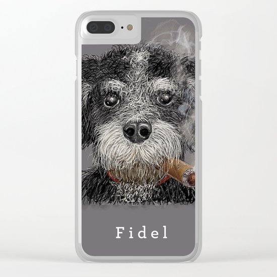 Fidel - The Havanese is the national dog of Cuba Clear iPhone Case