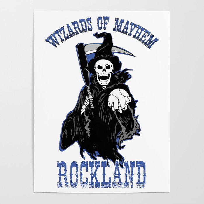 Wizards of Mayhem Logo Poster