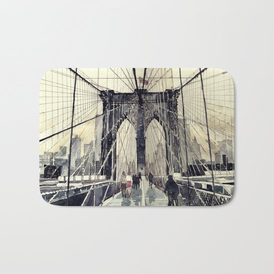 Brooklyn Bridge Bath Mat