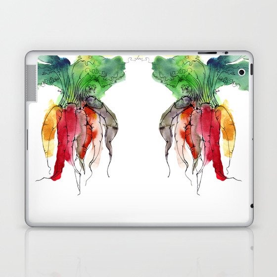 Rainbow Gardens - Bunch of Carrots Laptop & iPad Skin