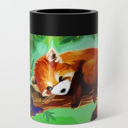 Red Panda Can Cooler