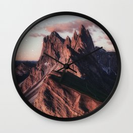 Edge Of The Cliff Wall Clock