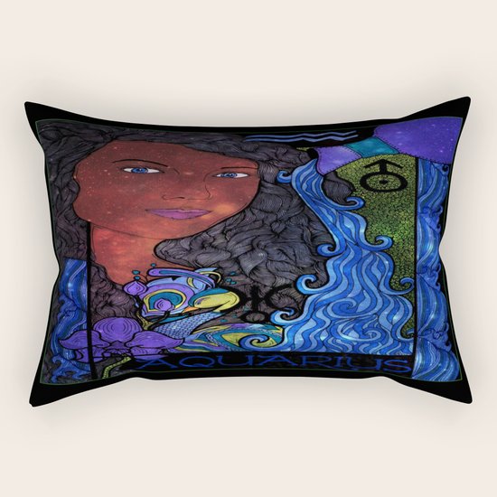 Aquarius Rectangular Pillow