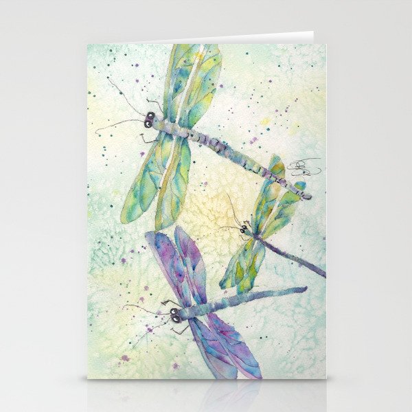 Summer Dragonfly Stationery Cards