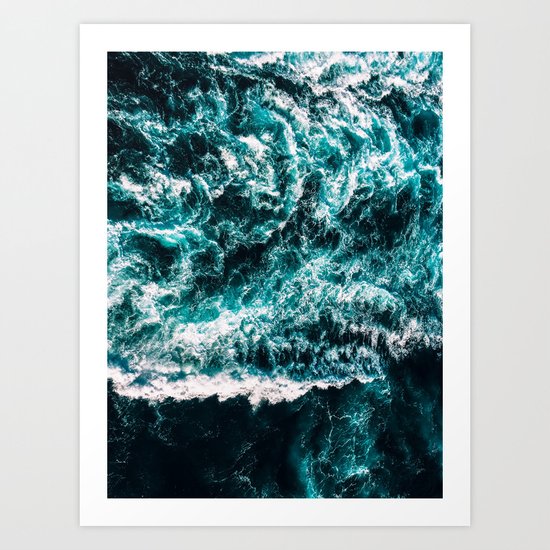Summer Waves Art Print