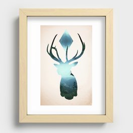 Oh my Deer! Recessed Framed Print