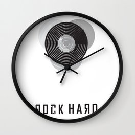 ROCK HARD Wall Clock