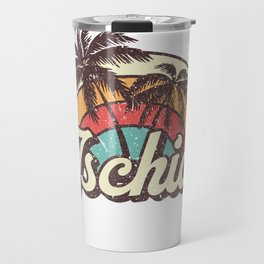 Ischia beach city Travel Mug
