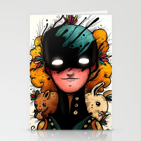Guardians of the Woods (Color Version) Stationery Cards