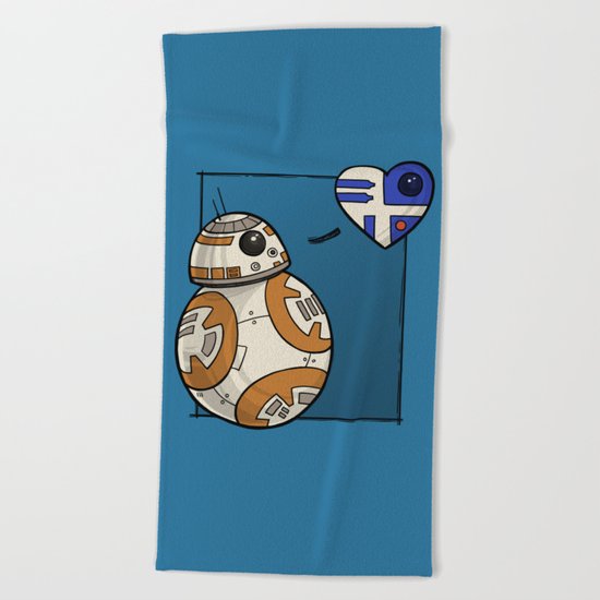 Droid Love Beach Towel