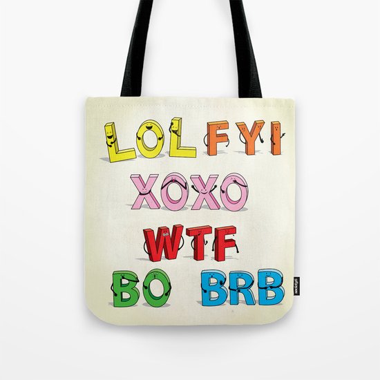Some Internet Abreviations Tote Bag