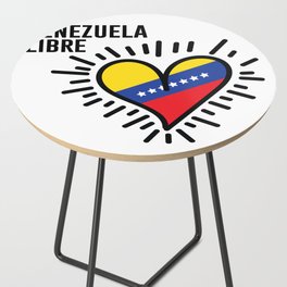 My Venezuelan heart Side Table