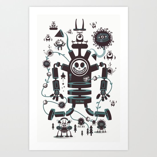 The Magic Garland Art Print