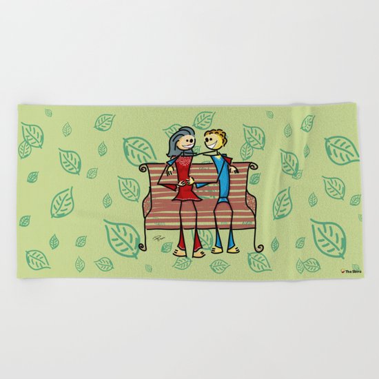 Life and living Beach Towel