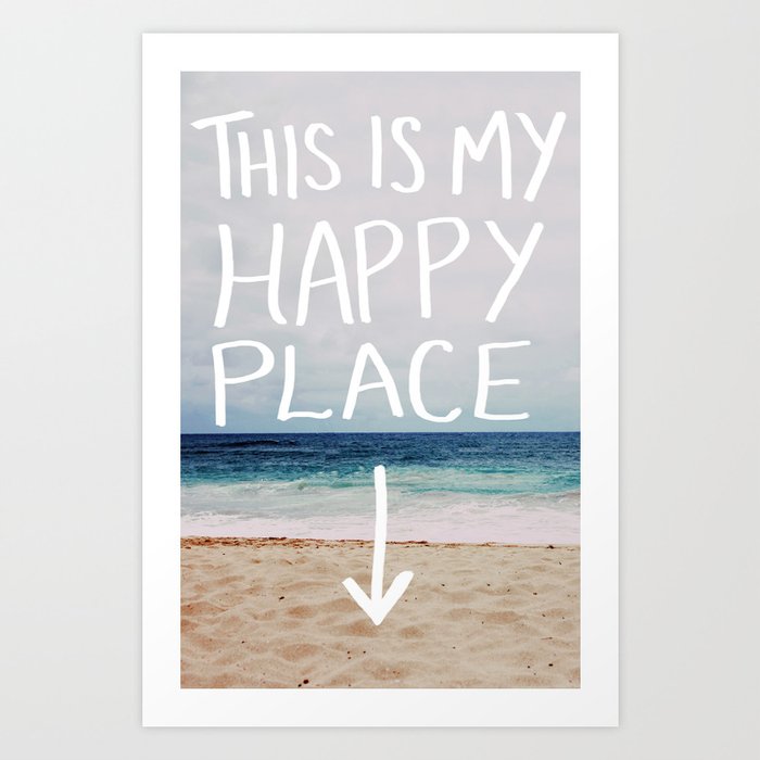 My Happy Place (Beach) Kunstdrucke My Happy Place (Beach) Kunstdrucke