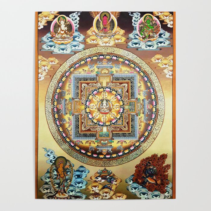 Hindu Buddhist Mandala 20 Poster