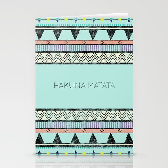 Hakuna Matata Stationery Cards