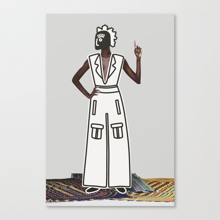 Dress Well but Keep it Simple Canvas Print