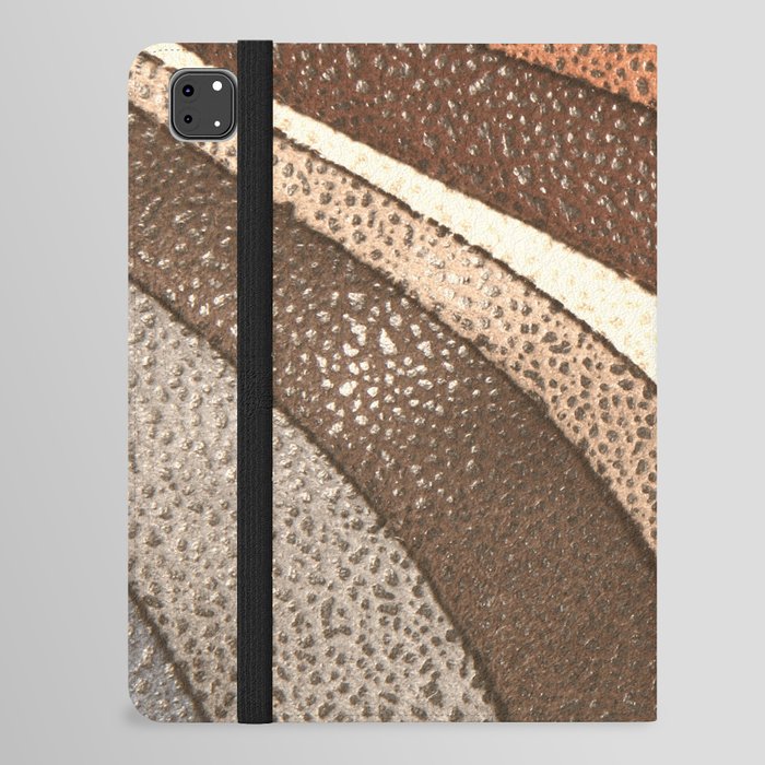 Wavy Leather Pattern. iPad Folio Case