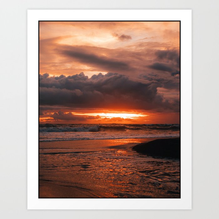 Balinese Sunset Art Print