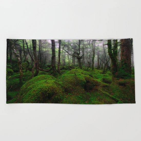 Enchanted forest mood III Beach Towel