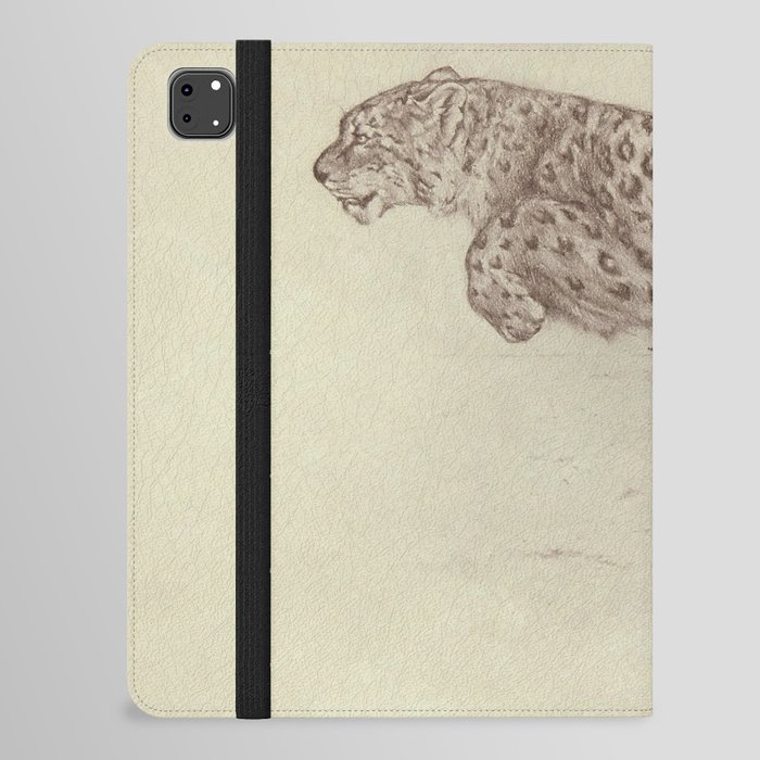 Bubbles the Snow Leopard iPad Folio Case