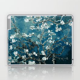 Van Gogh Almond Blossoms : Dark Teal Laptop & iPad Skin | Landscape, Abstract, Digital, Vincentvangogh, Purevintagelove, Vangoghseries, Vangogh, Vintage, Nature, Floral 
