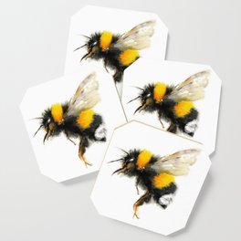 Yellow Bumble Bee Coaster