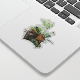 Mossy Stump Sticker