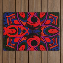 Eyes on Everything (5th version) Outdoor Rug