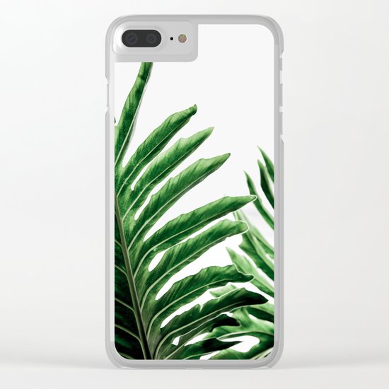Leaves 1 Clear iPhone Case