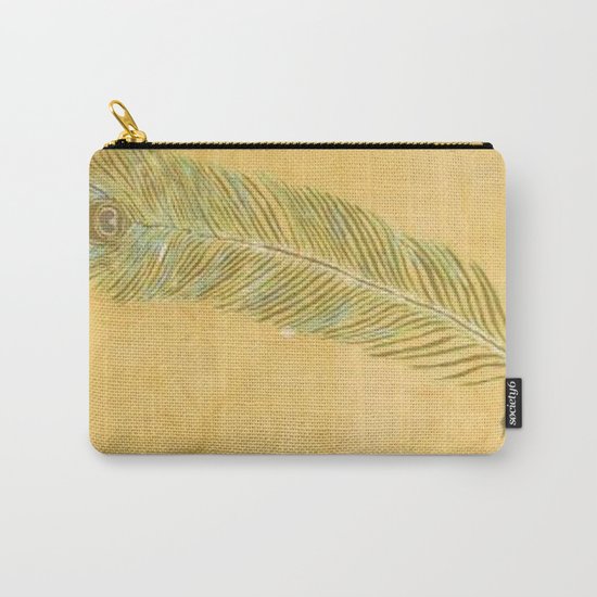 Peacock Batik Carry-All Pouch