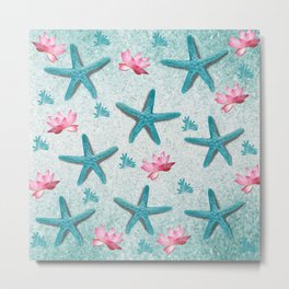 Starfish Wishes Metal Print