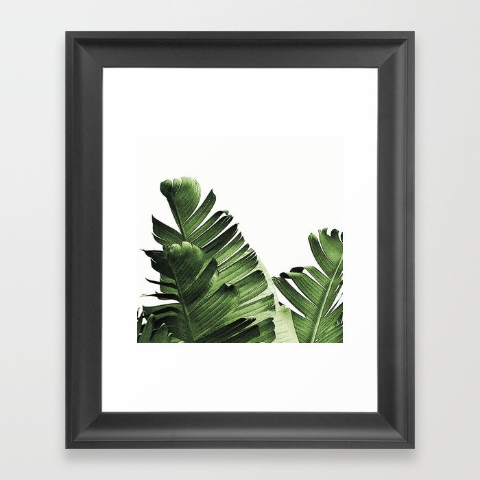 Banana leaf Framed Art Print